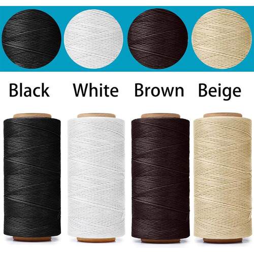 150D Leather Waxed Thread Cord 220 Meters 1mm High Quality D