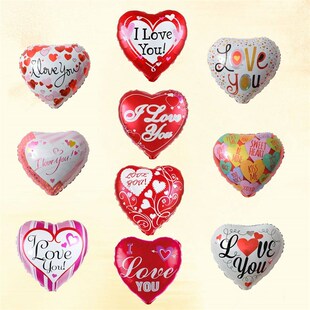 10pcs 18 Inch I LOVE You Heart Balloons Wedding Valentines
