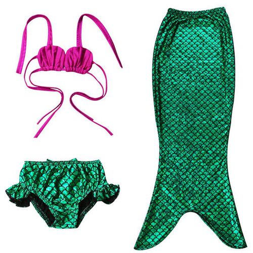 Mermd Tl Princess Ariel Dress Cosplay Costume Dress Bi