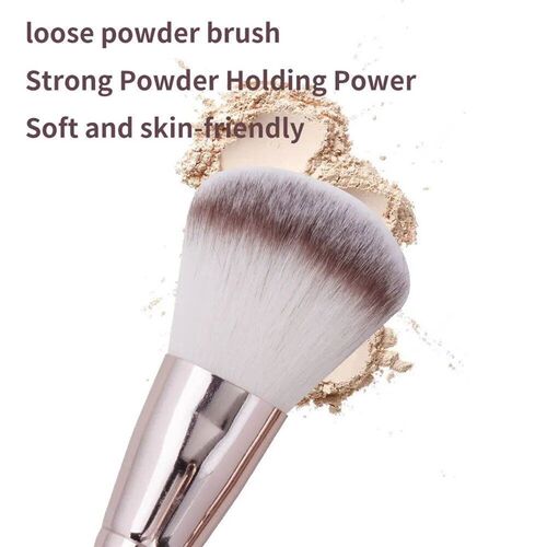 Maange 9Pcs Foundation Makeup Brush Set Cosmetic Powder High