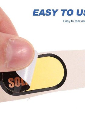 3 Sheets No Solicitation Sign Soliciting Lable Stickers