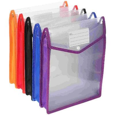 5+Pcs+File+Folders+Three-dimensional+Document+Bag+Wallets