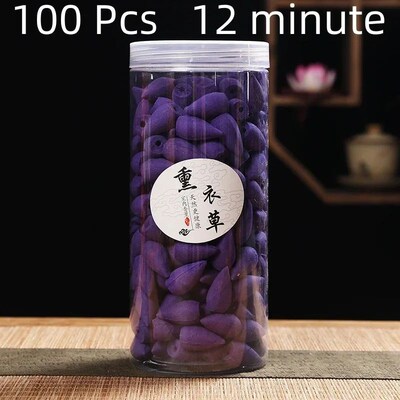 100 Pcs Backflow Incense Cones Flavor Natural Cone Incense F