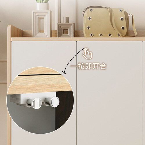 Shoe changing stool for home use, entrance shoe cabinet