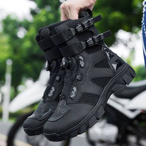 Mens Motorcycle Boots High Quality Breathable Motocross Sho