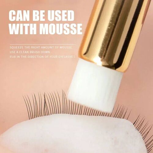 Eyelash Cleaning Brush Lash Shampoo Brush for Eyelash Extens