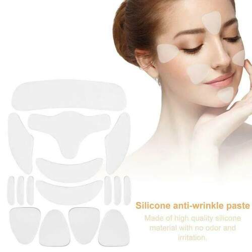 16pcs Reusable Silicone Patches Anti Rimpel Pads Silicone Wr