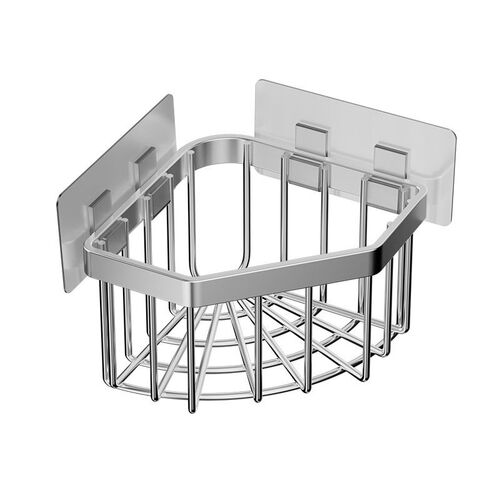 Stainless Steel Kitchen Sink Corner Sponge Storage Basket Ba
