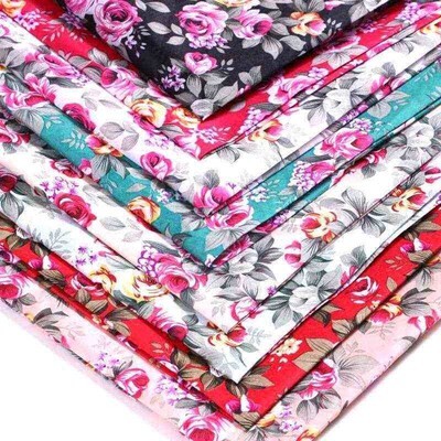 100x100cm Wholesale Polyester FabricPrinted Cloth Sewing Qui