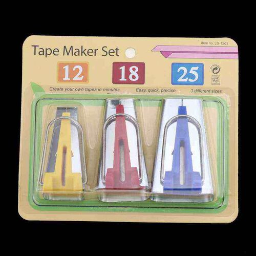 Sewing Accessories Bias Tape Makers - 5 size 6mm 9mm 12mm 18