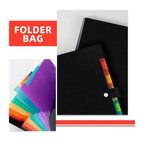 3 Pcs Folder Organ Bag Folders Paper Storage Organizer File