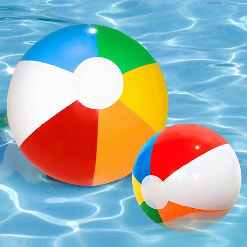 3 Pcs Inflatable Beach Ball Colorful Balloons Swimming Pool