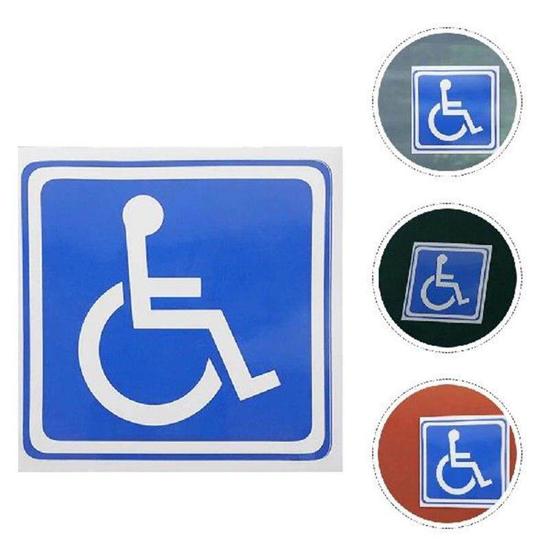 6+Sheets+Disabled+Signage+Wheelchair+Stickers+for+Cars