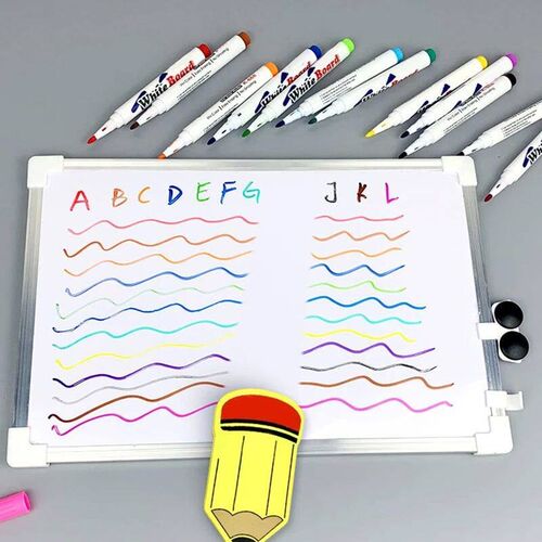 12 Pcs Colorful Markers Erasable Whiteboard Markers Colored