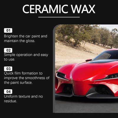 HOMONTH Car Care Wax - Enhances Paint Shine, Prevents Staini