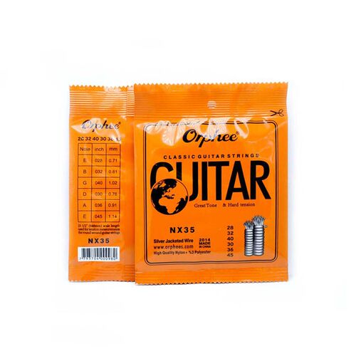 Orphee 6pcs/Set Classical Guitar Strings Silver Plated Wire