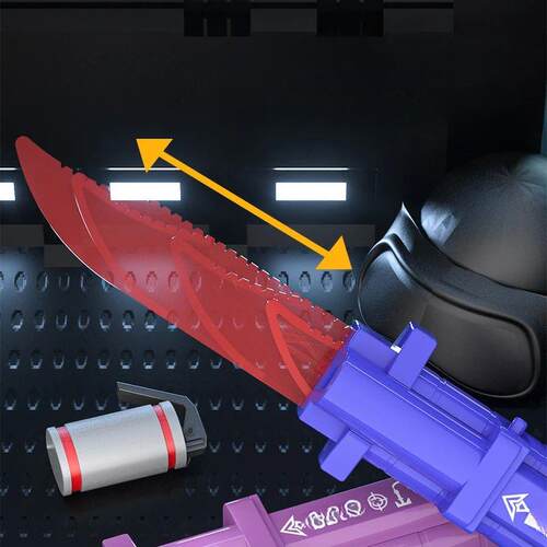 3D Print Gravity 2 in 1 Small Radish Toy Gun Carrot Knife Mo