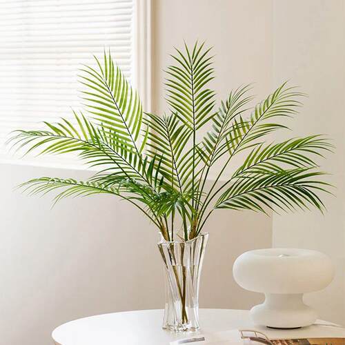 88 CM Tropical Artificial e Plants Palm Leaves Plastic Branc