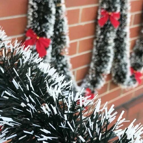 1PCS 2M Christmas Eve Decoration Bar Tops Ribbon Garland Chr