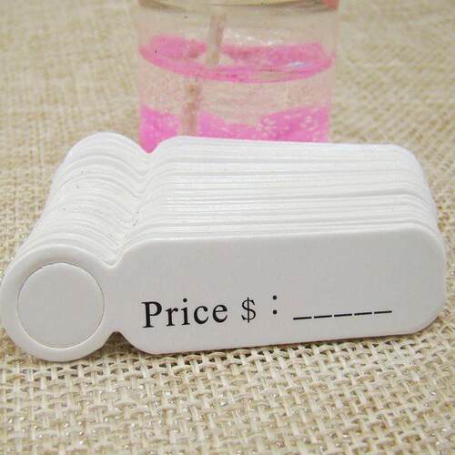 5*1.3cm cute shape kraft paper blank price label tag 100pcs