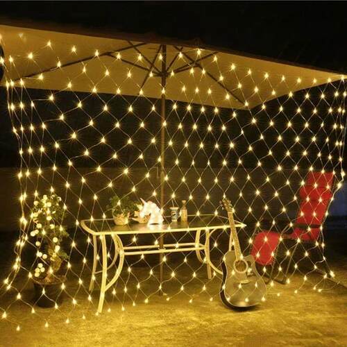 1.5x1.5M 3x2M 6x4M LED Net Mesh Fairy String Light Garland W