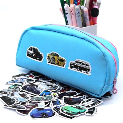 10/50/100 Pcs Retrofit Racing Car Graffiti ers Laptop Guitar