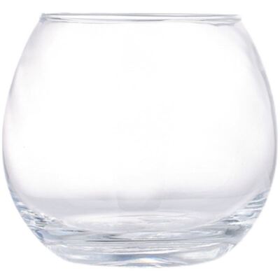 Clear drink glass, thin crystal glass, soda glass