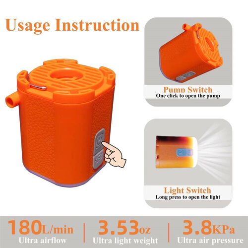 Mini Electric Air Pump Wireless Inflation Pump for Air Mares