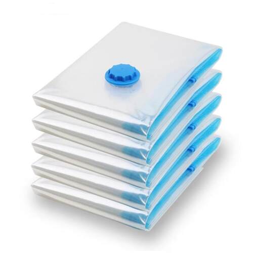 Convenient Vacuum Bag Storage Home Organizer Transparent Clo