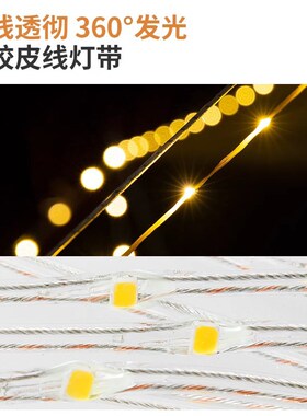 Outdoor camping lights portable waterproof light string tent