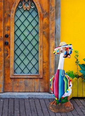 4-piece Mexican porch goose costume, 23-inch / 17-inch Lawn