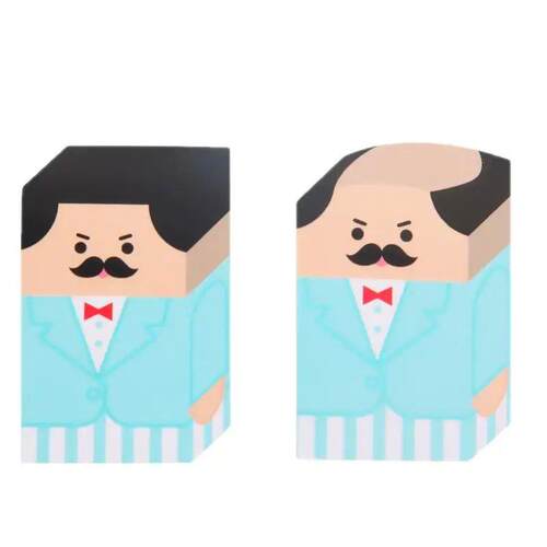 Creative Pencil Eraser Baldness Old Man Eraser Student Stati