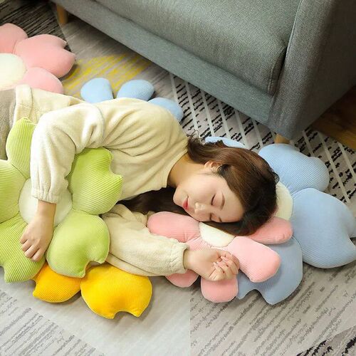 Stuffed Plant Petal Flower Cushion Girly Room Decor Sunflowe