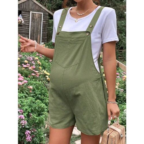Maternity Jumpsuits Knee-length Plus Size Summer Fashion Pre