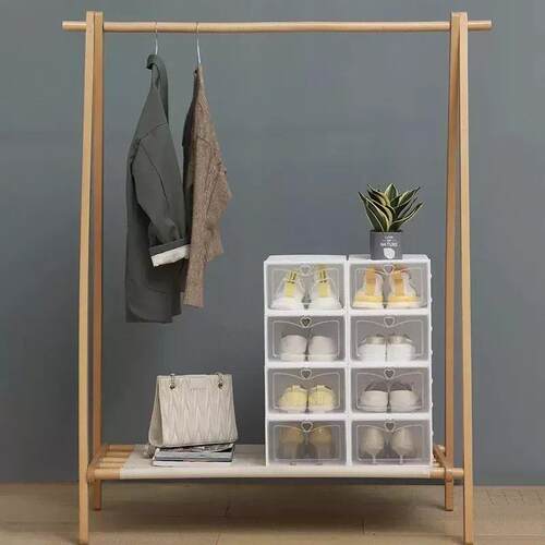 1Peice Drawer Storage Shoe Box Transparent Ladies Kids Sneak