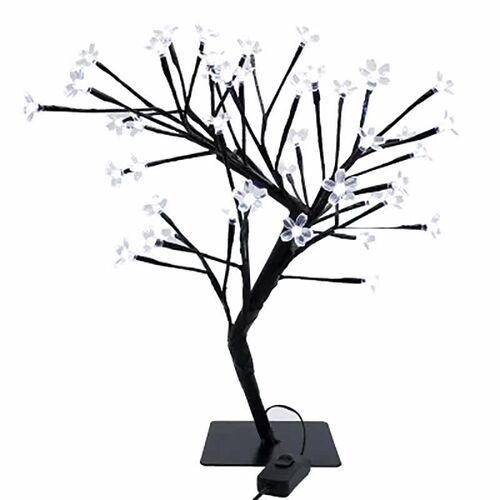 LED Cherry Blossom Tree Bonsai Fairy Night Light Table Twig