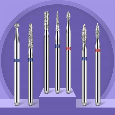 23 Types Diamond Nail Drill it Mill Cutter All For Manicure