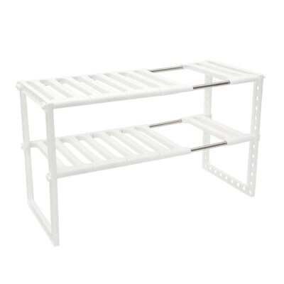 Holder Kitchen Shelf Organiser Floor Type Adjustable Extenda