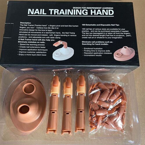 Manicure Practice Finger Mold Movable Mechanical Joint Hand