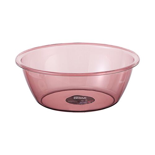 Household PET Washbasin Fashion Plastic Washbasin Round Tran