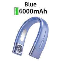 New 6000mah Portable Neck Fan Cooler USB Rechargeable Electr thumbnail 5