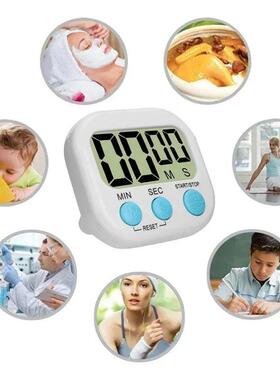 Mini Digital Kitchen Timer Big Digits Loud Alarm Magnetic Ba