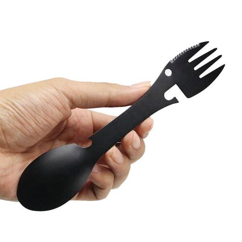 Camping Utensils Set Stainless Steel Outdoor Survival Gear 5