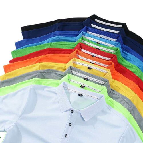 Summer new quick-rying lapel shirt printing work clots POLO