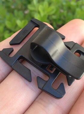 2PCS Rotatable Drinking Tube Clip Molle Hydration Bladder Dr