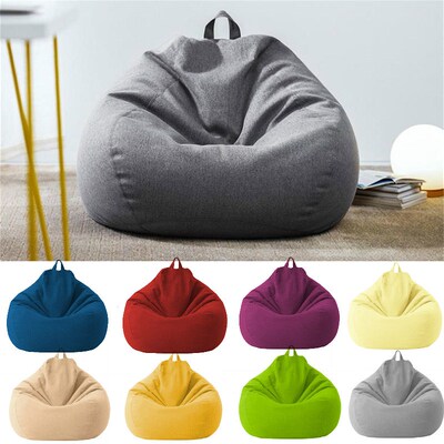 Large Bean Bag ver Single Seat Sofa ver High Back Lounger Be