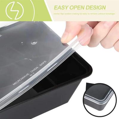 Disposable Food Boxes With Lid lunch Food Packing Box Microw