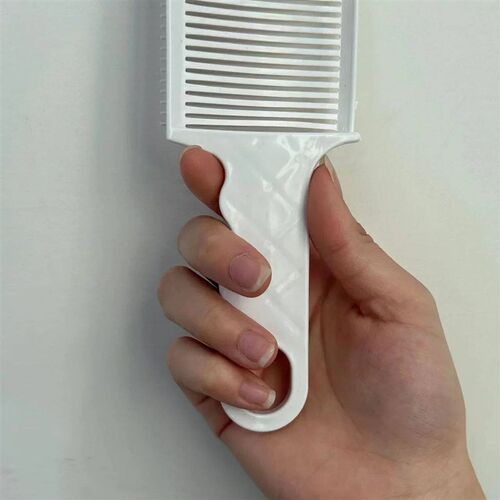 1pc Hair cutting aids Plastic Flat head push Trimming comb M