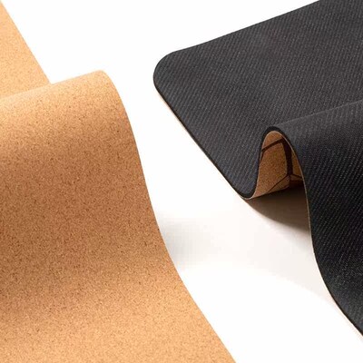 Cork Rubber Yoga Mat Widened Fitness Mat yogamat