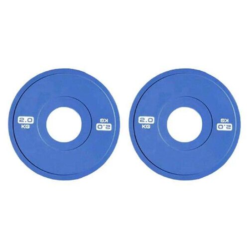 2Pcs Accessory Weight Plates Fits 5cm Barbells for Home